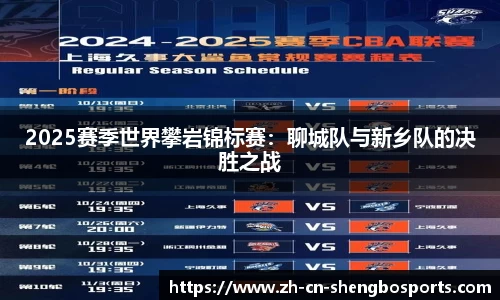 2025赛季世界攀岩锦标赛:聊城队与新乡队的决胜之战